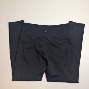 Zyia Black Leggings Pockets 8-10